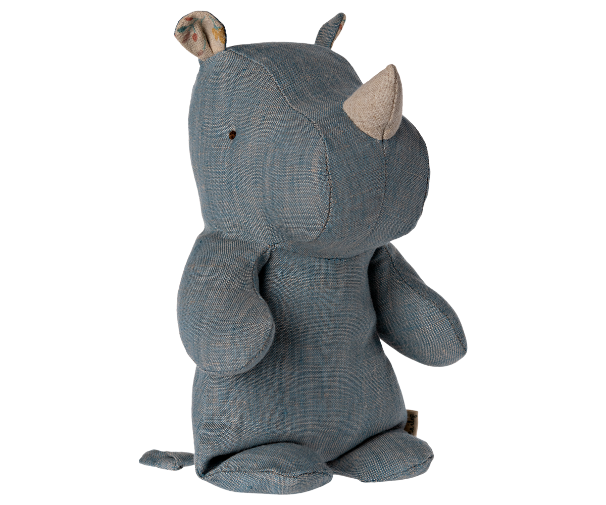 Maileg Safari friends, Kleines Nashorn -Blau/Sand