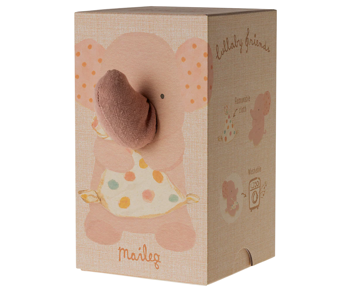 Maileg Lullaby friends, Elefant-Alt Rosa