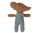 Maileg Sleepy wakey baby maus in Streichholzschachtel - Blau