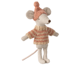 Maileg - Strickpullover und Mütze, Große Schwester Maus