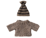 Maileg - Strickpullover und Mütze, Großer Bruder Maus