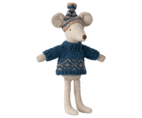Maileg - Strickpullover und Mütze, Papa Maus