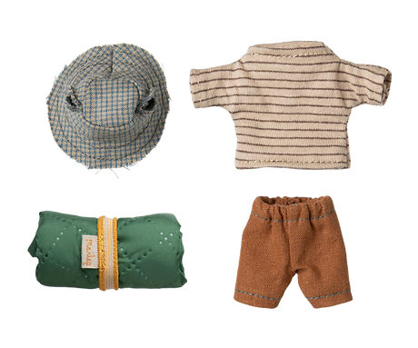 Maileg - Wandermaus, Großer Bruder - Dünne Streifen