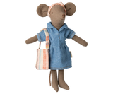 Maileg - Jeanskleid und Tasche, Mama Maus