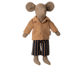 Maileg - Hemd und gestreifte Hose, Papa Maus