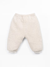 PLAY UP Jersey Hose mit elastischem Bund – Beige