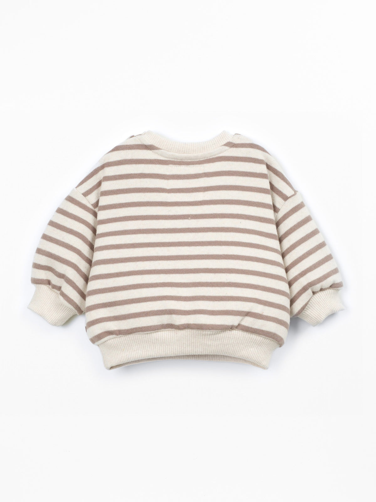 PLAY UP Strickpullover mit Streifen – Light Brown