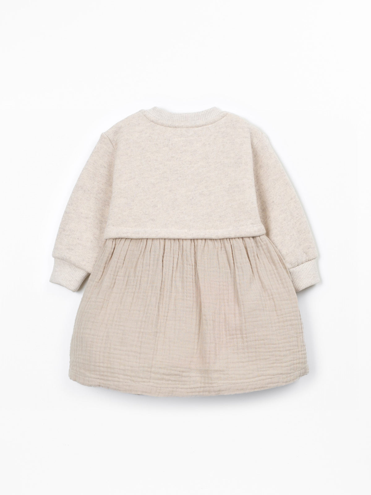 PLAY UP Kleid mit Schulteröffnung – Beige