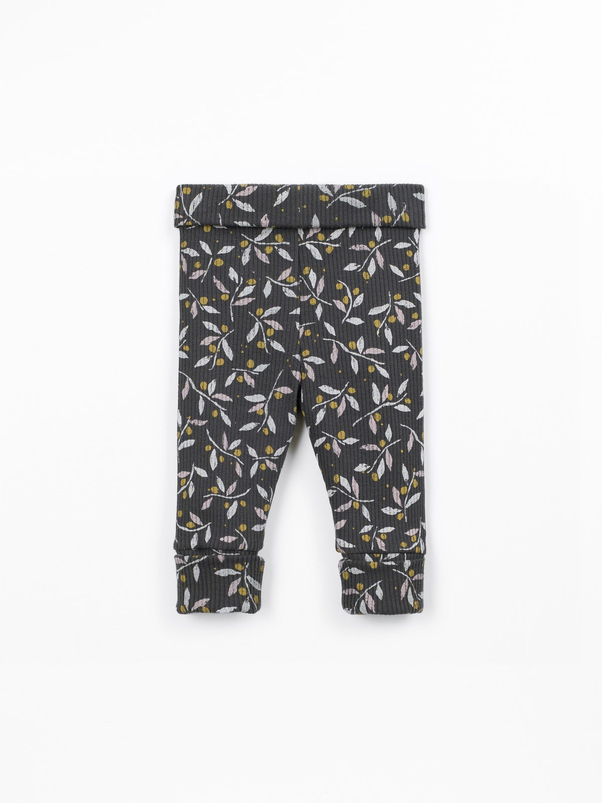 PLAY UP Leggings mit Blätter-Print – Grey