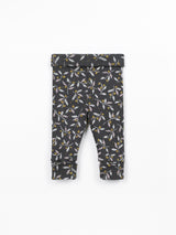PLAY UP Leggings mit Blätter-Print – Grey