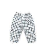 PLAY UP Stoffhose mit Karomuster – Beige