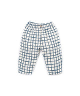 PLAY UP Stoffhose mit Karomuster – Beige