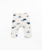 PLAY UP Jersey Leggings mit Wolken-Print – Light Blue