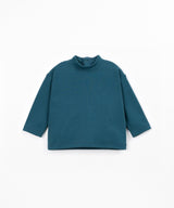 PLAY UP Jersey Langarmshirt mit Rückenöffnung – Dark Blue