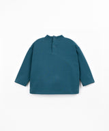 PLAY UP Jersey Langarmshirt mit Rückenöffnung – Dark Blue