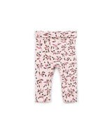 Play Up Leggings mit Blätter-Print – Rosa