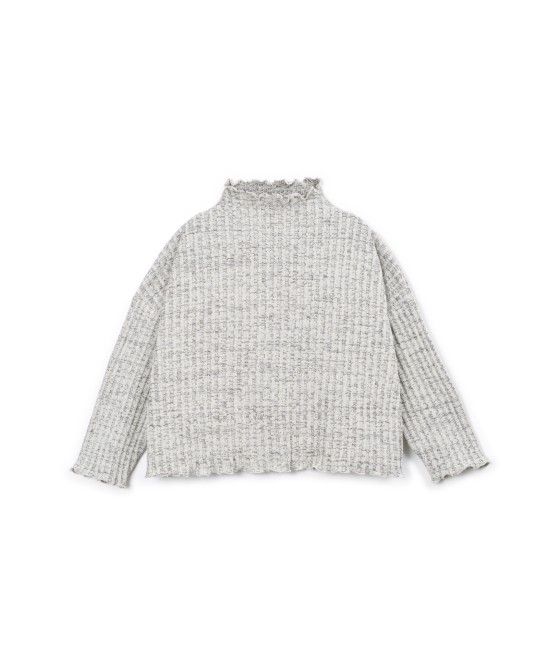 PLAY UP Strickpullover aus Naturfasern – Heather Gray