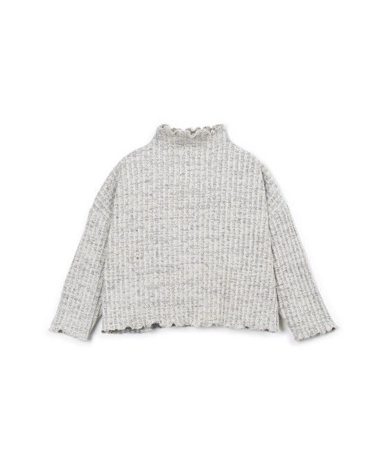 PLAY UP Strickpullover aus Naturfasern – Heather Gray