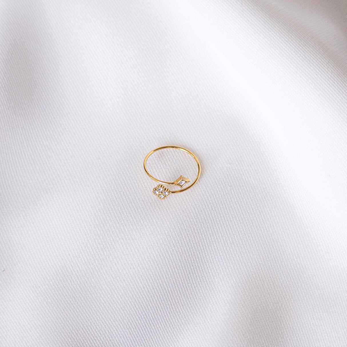 Victoire Collection Damenring aus Edelstahl – Verstellbar