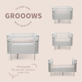 Sebra Bett - Baby- & Junior, grau