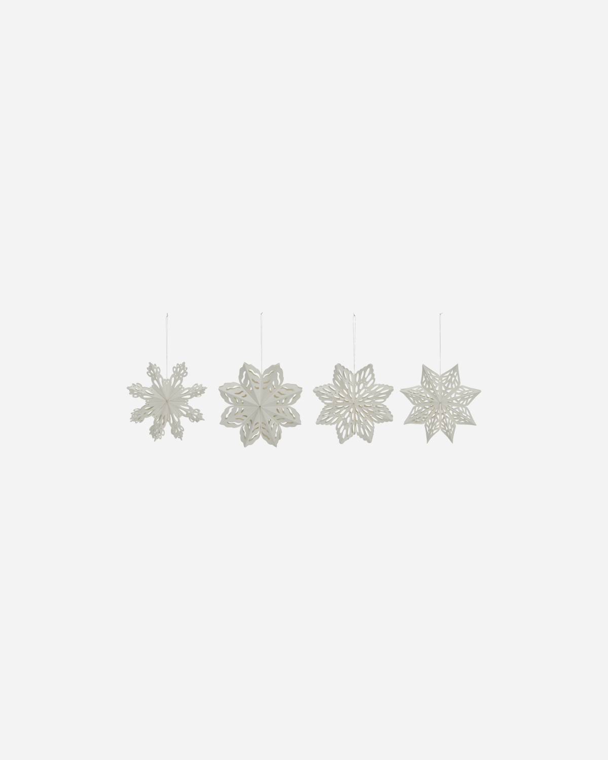 House Doctor -  Weihnachtsschmuck, HDsnowflake, Weiß