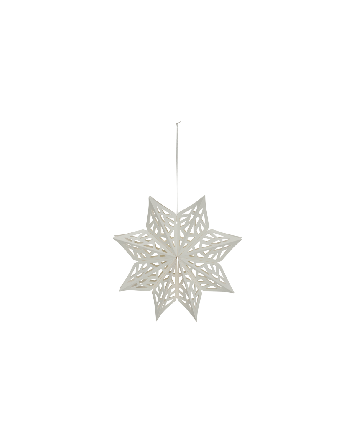 House Doctor -  Weihnachtsschmuck, HDsnowflake, Weiß