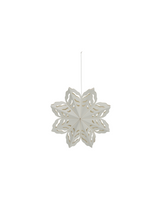 House Doctor -  Weihnachtsschmuck, HDsnowflake, Weiß