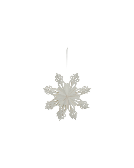 House Doctor -  Weihnachtsschmuck, HDsnowflake, Weiß