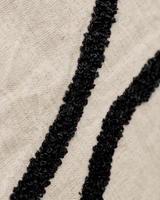 House Doctor - Kissenbezug "Fly" Black/Off-white