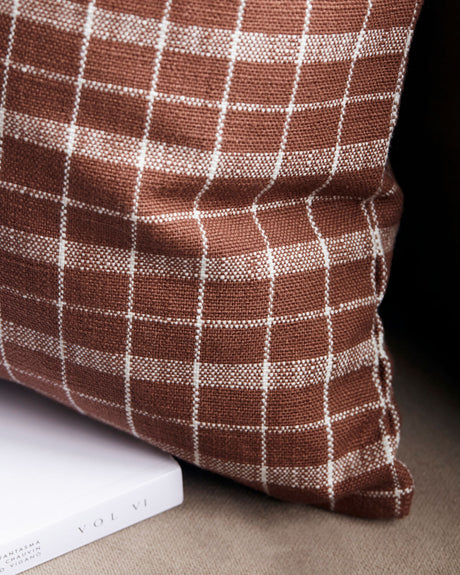 House Doctor - Kissenbezug, HDThame, Braun