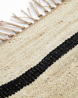House Doctor - Teppich, HDSima, Schwarz, Natur