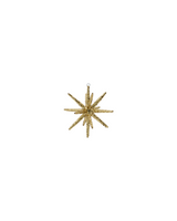 House Doctor - Weihnachtsschmuck, HDSpike, Braun mit Glitzer 12cm