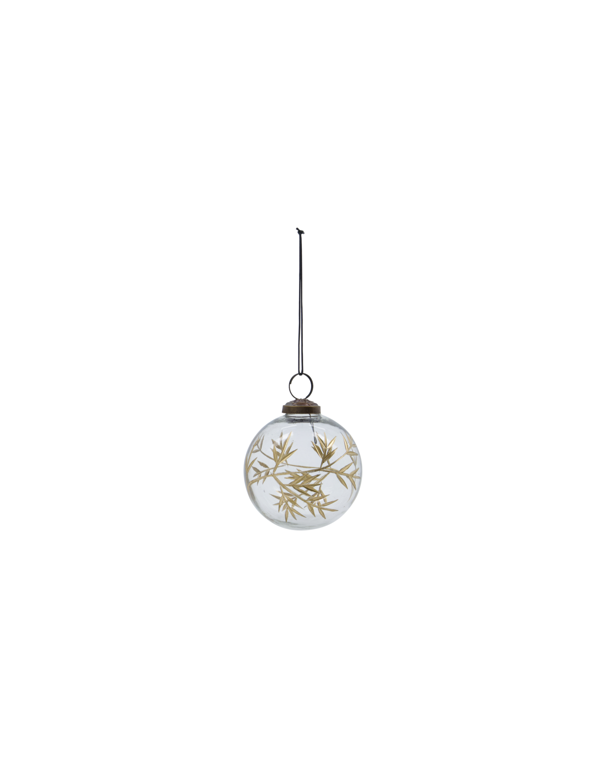 House Doctor -  Weihnachtsschmuck, HDLeaf, Klar;Gold