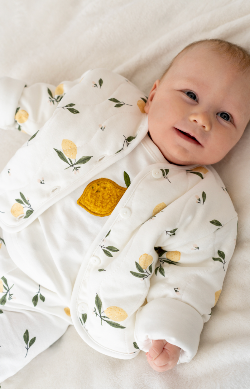 3-teiliges Kinderset Little Lemon – Jacke, Shirt & Leggings