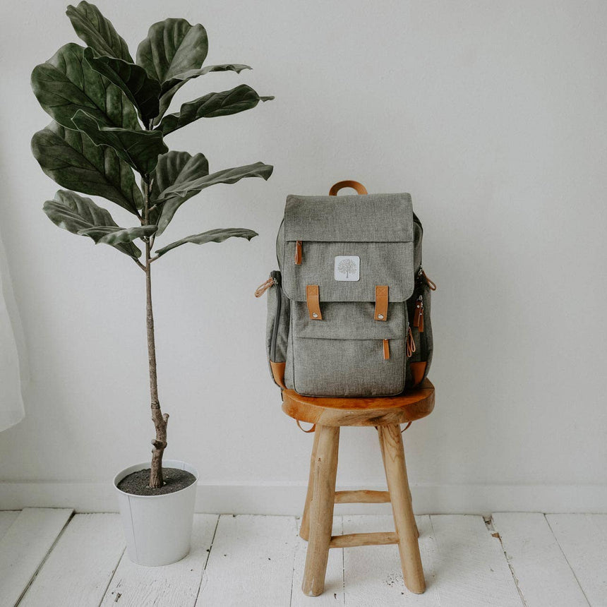 Birch Bag - Wickelrucksack in Grau