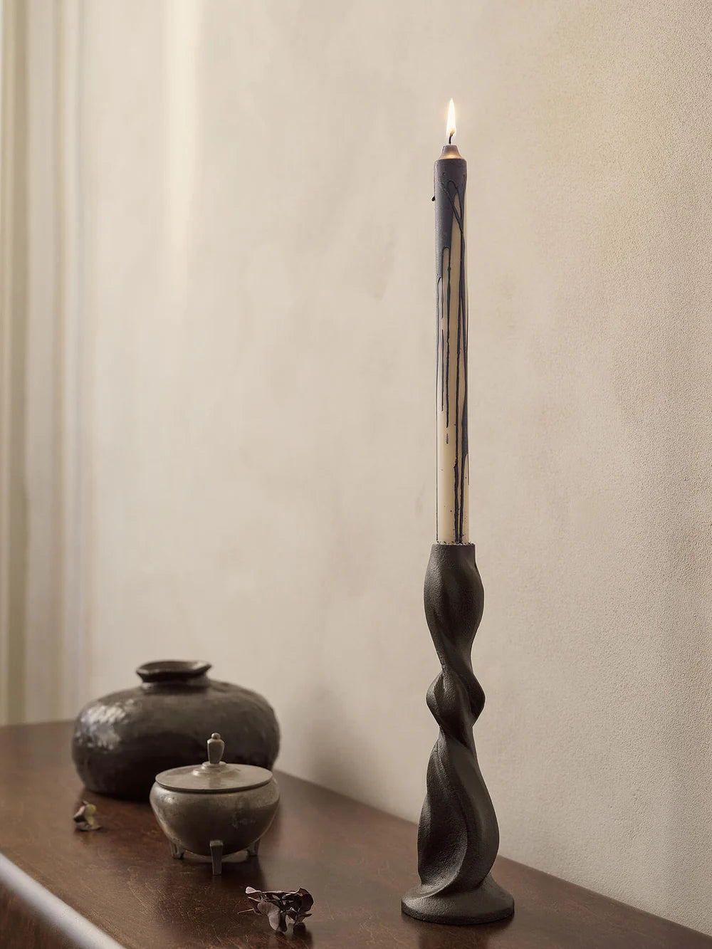 Ferm Living - Dryp Candles - Set of 2 - Deep Blue