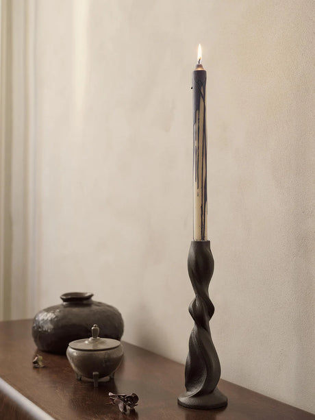 Ferm Living - Dryp Candles - Set of 2 - Deep Blue