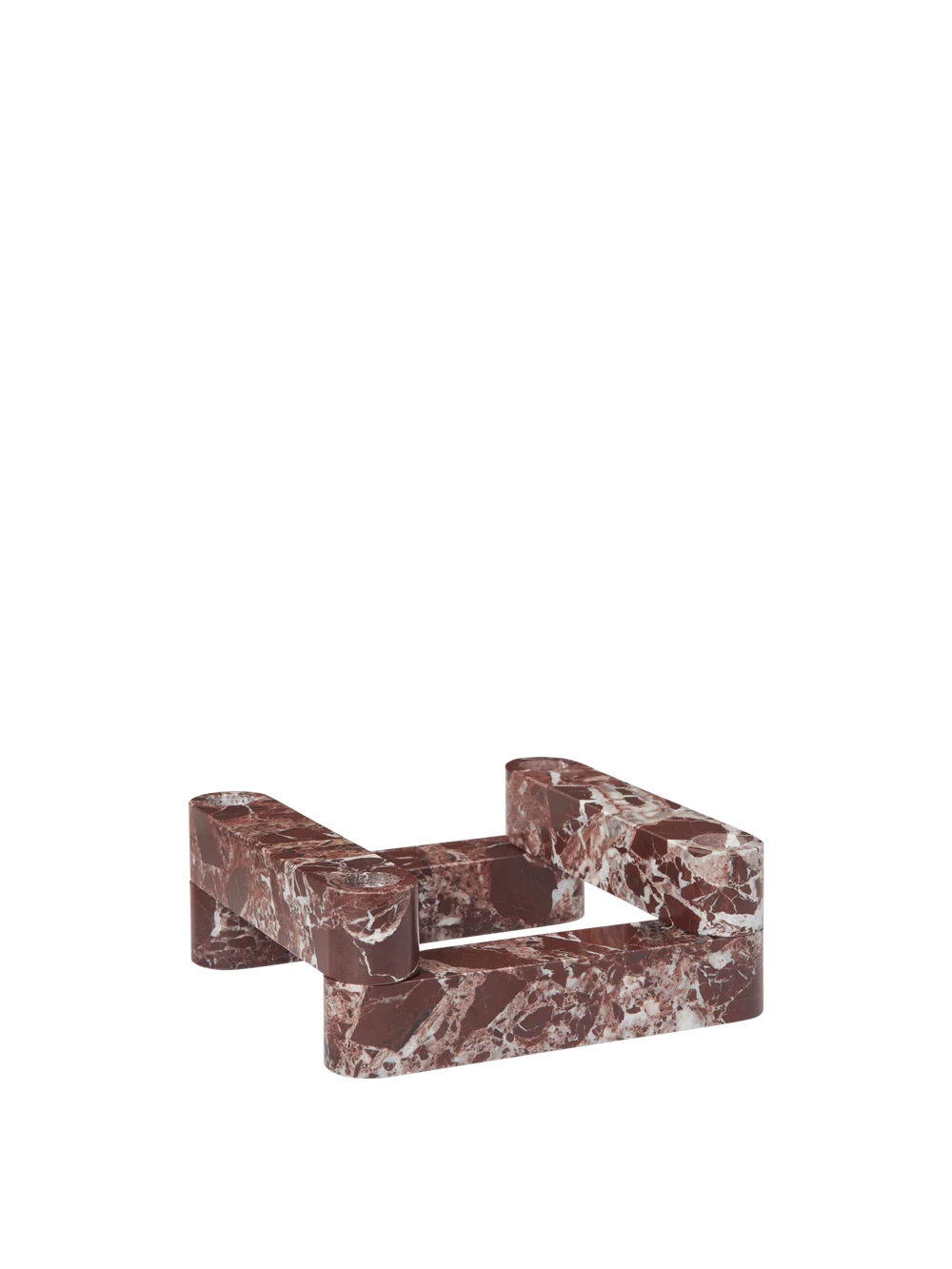 Fermliving - Newel Modular Candle Holder - Set of 4 - Rosso