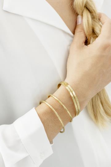 Armband Messing vergoldet Jasmin