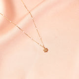 Victoire Collection Halskette mit Sonnen-Anhänger – Edelstahl
