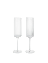 Ferm Living - Ripple Champagne Flutes - Set of 2
