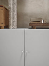 Bookshelf with hooks