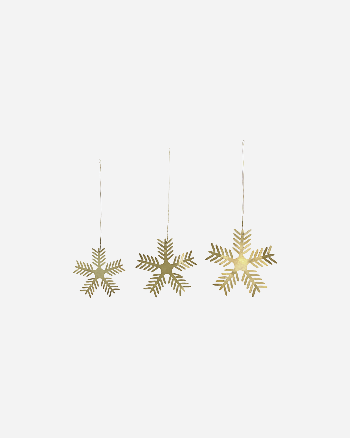 House Doctor - Weihnachtsschmuck, HDStars Lamet, Antikes Messing