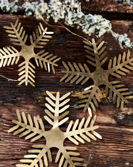 House Doctor - Weihnachtsschmuck, HDStars Lamet, Antikes Messing