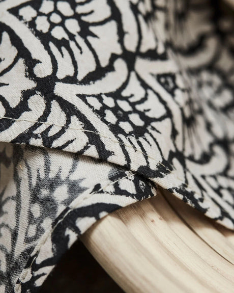 House Doctor - Stoff Servietten Join black/off-white