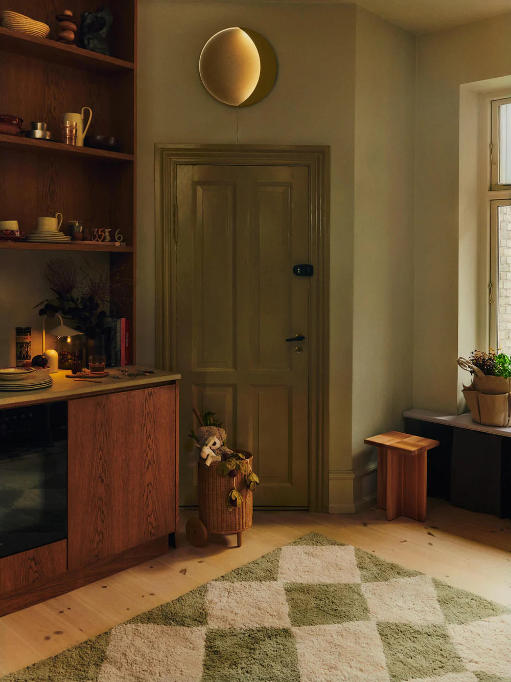 Ferm Living - Neba Wandleuchte Tea Green