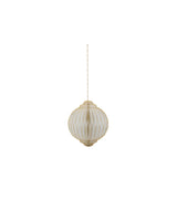 House Doctor HDAlsta Weihnachtsschmuck – Off-White/Gold, 4er-Set