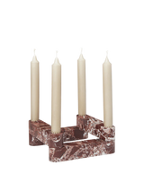 Fermliving - Newel Modular Candle Holder - Set of 4 - Rosso