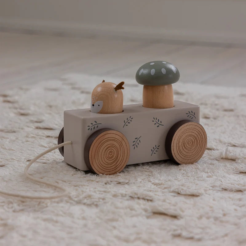 Sebra Nachziehtier mit Pop-up – Woodland