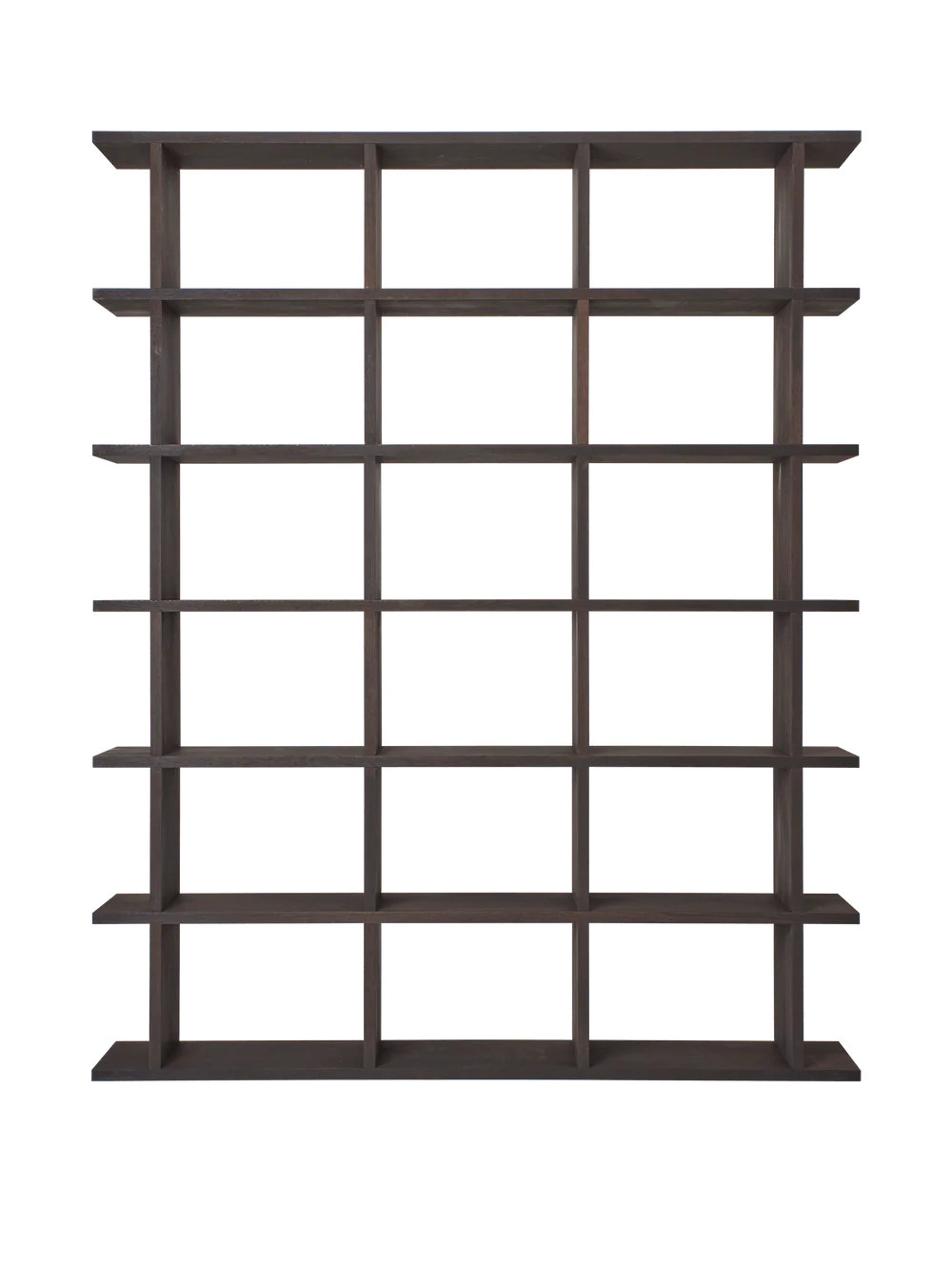 Bookshelf with hooks